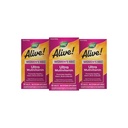 Nature's Way Alive! Ultra Potency Multivitamin for Women 50 Plus, Complete High Potency Formula with Vitamin D3, C, E, Methylated B12, Supports, Heart, Brain, and Bone Health*, 60 Tablets (Set of 3)