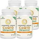 1000mg Liposomale CoQ10 Ubichinol, 240 Vegan Softgels, Hoge Absorptie Ubichinol CoQ10 Supplement, Actieve Antioxidant Vorm van Co-enzym Q10 voor Hartfunctie en Energieproductie
