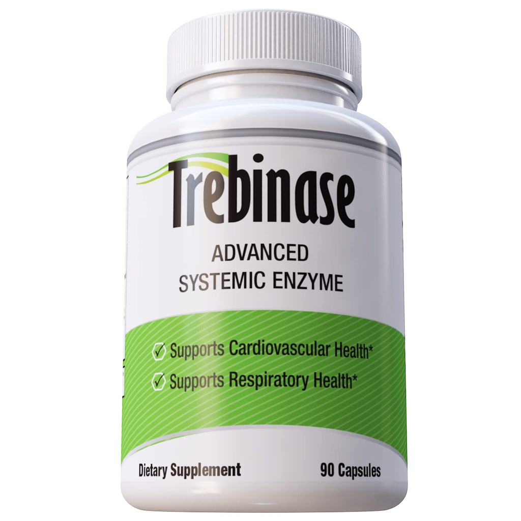 A Systemic Enzyme Blend containing Serrapeptase, Nattokinase, Seaprose Along with Digestive Enzymes. (90 Capsule Bottle/1 Month Supply)