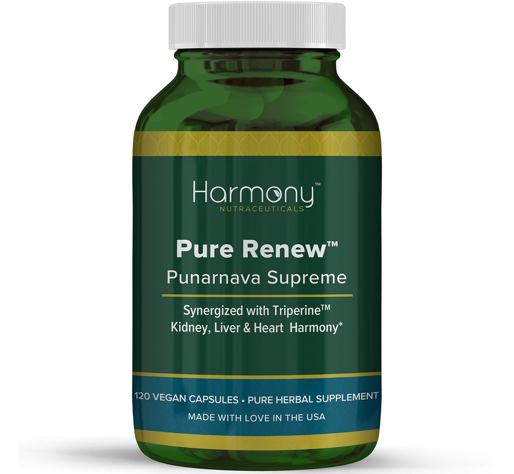 Punarnava Supreme - Heart, Liver and Kidney Harmony - Supports Healthy Urine Flow, Joint Movement and Weight Management