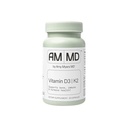 Amy Myers MD Vitamine D3/K2 10.000 IE Capsules - Dagelijks vitaminesupplement voor bot-, immuun- en hormoongezondheidsondersteuning - Gezonde mindset en ontspanningssteun - 30 capsules