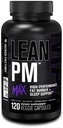 Ge Jacked Factory Lean PM Max - High-Prestance gewichtsverlies, slaapondersteuning, vetbrander, & Appetite Suppressant voor mannen en vrouwen w/Melatonine, Magnesium, Carnipure, & Ashwagandha - 120 Dieetpillen