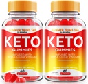 (2 Pack) Summer Trims 360 Keto Gummies, Summer Trims 360 Advanced ACV Weight Loss Supplement, All Natural Formula Apple Cider Vinegar 1000mg, Keto + ACV Vitamins, SummerTrims 360 Reviews (120 Gummies)