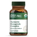 GAIA HERBS PRO Turmeric Fenugreek Complex - Daily Dietary Supplements for Active Lifestyle Support* - Herbal Nutrient Complex with Fenugreek Extract & Organic Turmeric - Vegan - 60 Capsules