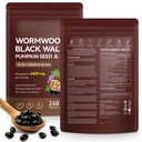 Wormwood Black Walnut Clove Cleanse For Humans, Powerful 18-in-1 Herbal Complex for Intestinal & Digestive Balance, with Pumpkin Seed, Turmeric, Garlic, Oregano & Berberine –80 Day Supply,240 Softgels