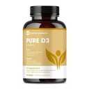 Pure Micronutrients Pure D3 – Vitamin D3 5000 IU, Natural Vitamin D Supplements (Cholecalciferol) - Immune Support, Healthy Muscle Function & Bone Health - 90 Mini Softgels