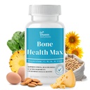 DR VITAMINE OPLOSSINGEN Botgezondheid Max - Advanced Calcium & Magnesium Supplement met vitamine D3, Bromelain & Ipriflavone - 60 tabletten voor sterkere botten en gezamenlijke ondersteuning