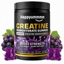 Creatine Monohydrate Gummies, NSF Certified, 5g Dose for Men & Women to Support Muscle, Strength, Recovery, Cognitive Health & Memory, Grape Flavor, 90 Gummies