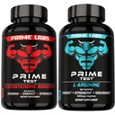 Prime Labs Prime Test Testosteron Booster + L Arginine Nitric Oxide Capsules - 60 Tellen Elk
