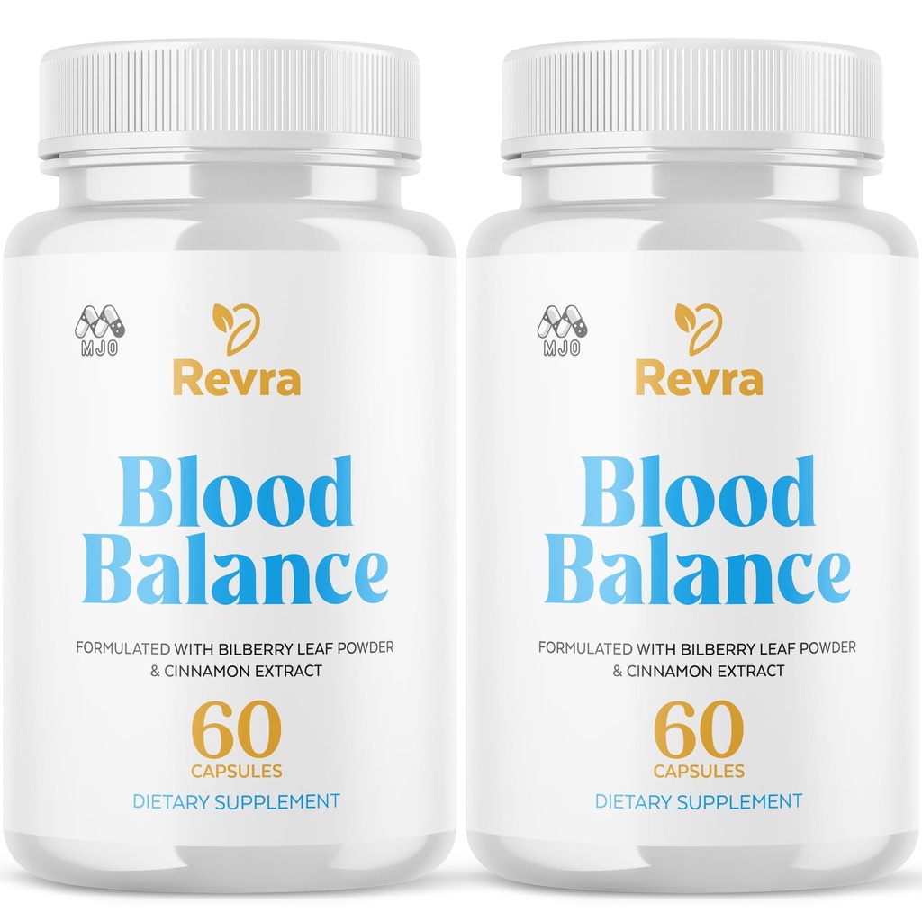 (2 Pack) Revra Capsules, Official Revra Blood Health & Balance Support Pills With All Natural Ingredients, Advanced Blood Health & Wellness Support with Premium Vitamins for Women & Men (120 Capsules)