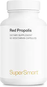 Supersmart - Red Propolis 800mg per dag (High Potency) - Natural Red Propolis Brazil Supplement - 300 Synergistische Antioxidanten 