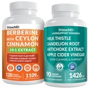 PrimeMD 21-in-1 Berberinesupplement met Ceylon Cinnamon, Chroom, Bitter Melon en Green Tea Extract (120 ct)