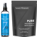 Zeven mineralen Zuivere Magnesiumolie en zuivere Magnesiumbadvlokken