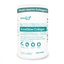 Multi Collagen Peptides Powder - Hydrolyzed 6-Type Collagen from 4 Sources with Vitamin C, Probiotics & Digestive Enzymes - Dr. Formulated - Non-GMO - BonaGlow Unflavored