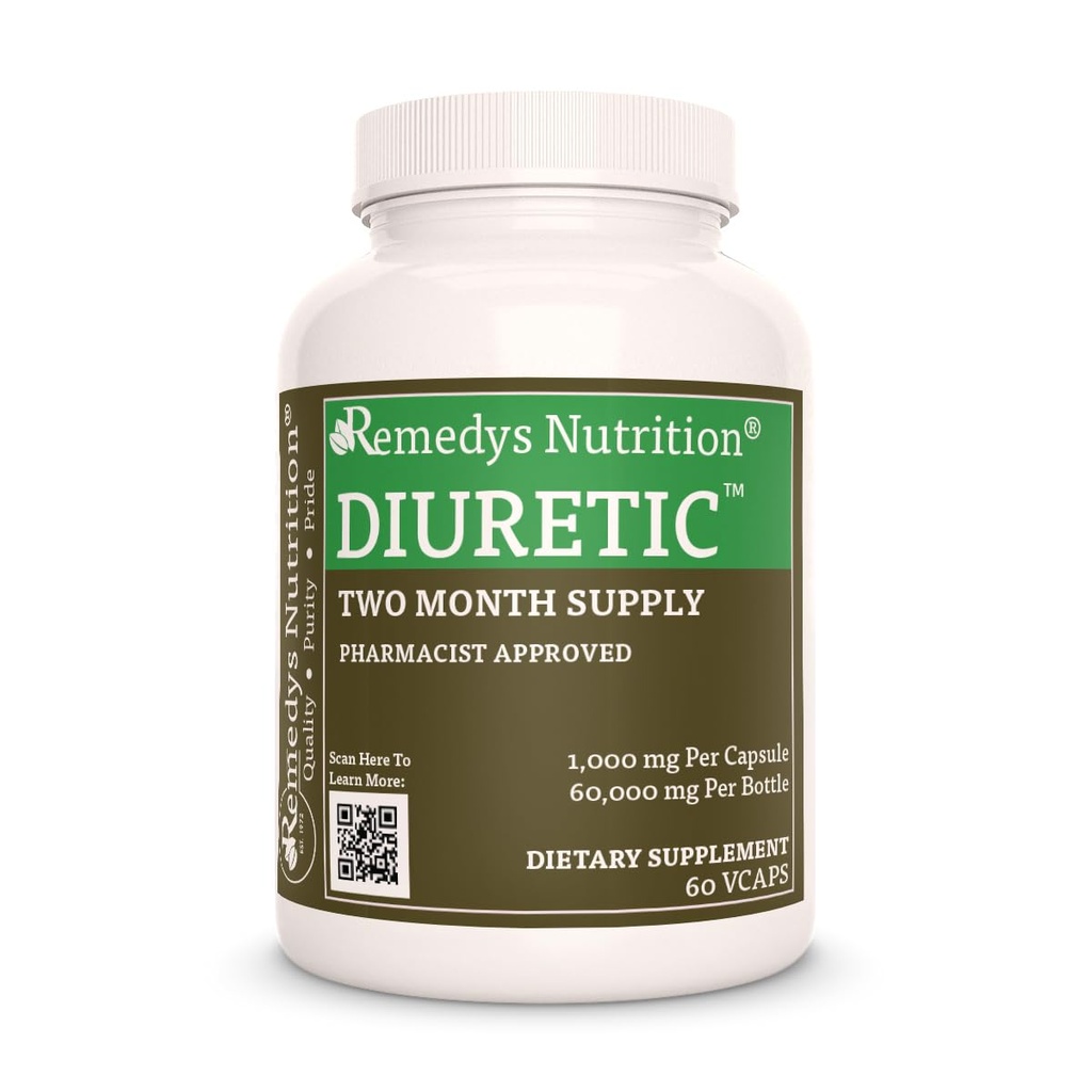 Remedy's Nutrition DureTM 1.000 mg, 60 Vegan Capsules Herbal Dieetsupplement Twee maanden Levering