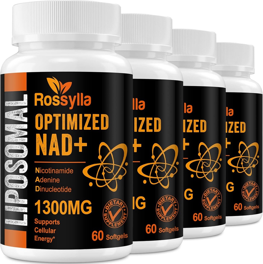1300 MG Liposomal NAD+ Supplement | Highest Absorption | Purest NAD Supplemet to Boost NAD+ Effetively | Boosting NAD+ Supplement for Aging Defese, Cellular Energy, Longevity | 240 Count