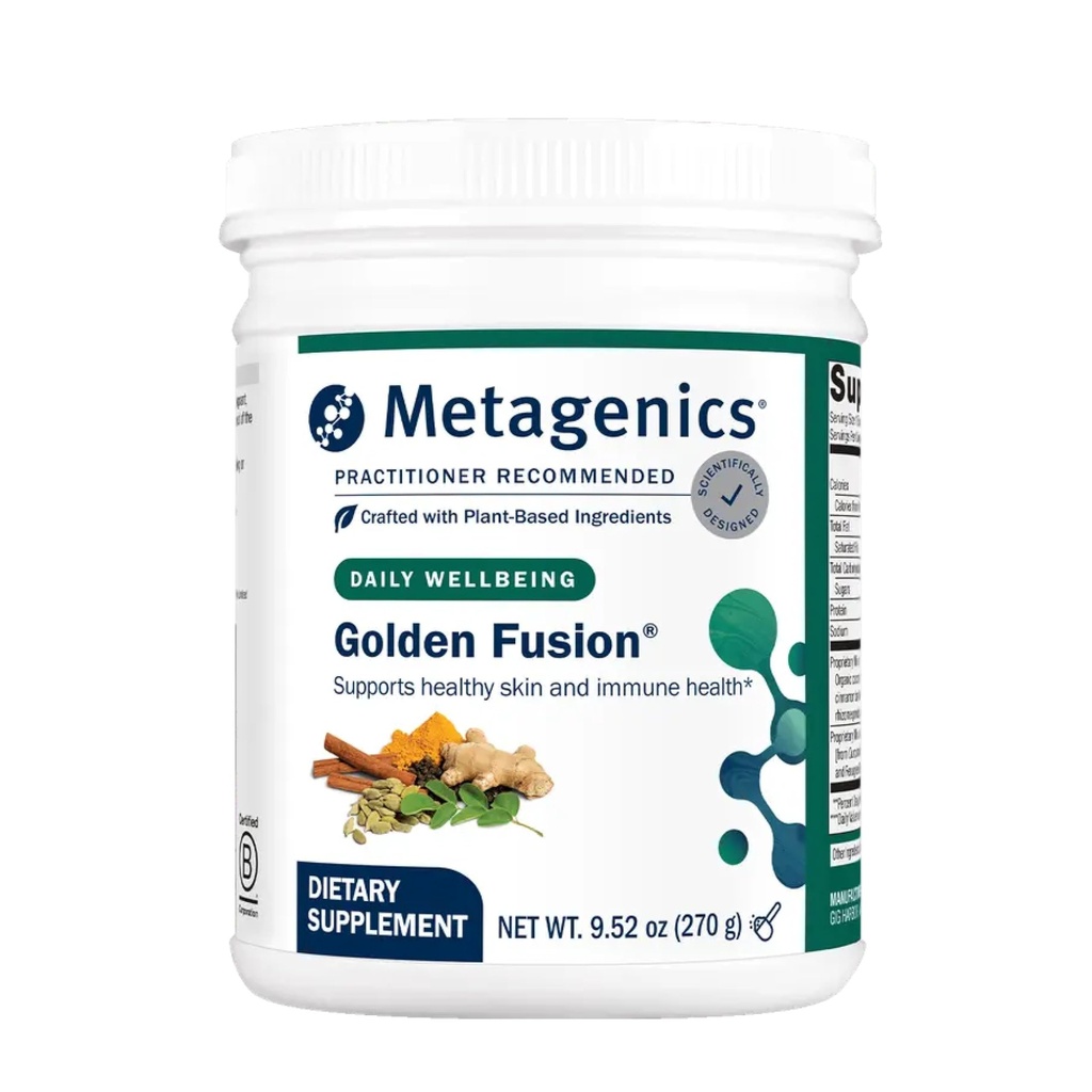 Metagenics Golden Fusion - CurQfen Curcumin with Grass-Fed Collagen Peptides - Supports Joint, Tissue, Normal Inflammatory Response & Digestive Health - Non-GMO, Gluten-Free Powder - 30 Servings