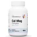 4Life Cal-Mag Complex - Calcium Magnesium Supplement with Vitamins D and K, Zinc, Copper, Manganese, Supports Bone Health Structure - 90 Tablets
