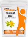 BulkSupplements.com Damiana Extract Powder - Damiana Supplement, Herbal Supplement - Vegan & Glutenvrij, 400mg per portie, 500g (1.1 lbs) (verpakking van 1)
