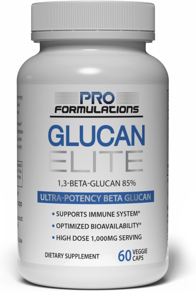 Pro Formuleringen MD Glucon Elite - Beta 1-3D Glucan - 60 vcaps - Ultra-Potency Beta Glucan - Hoogste biologische beschikbaarheid met BGF-Immune - Immune System Support