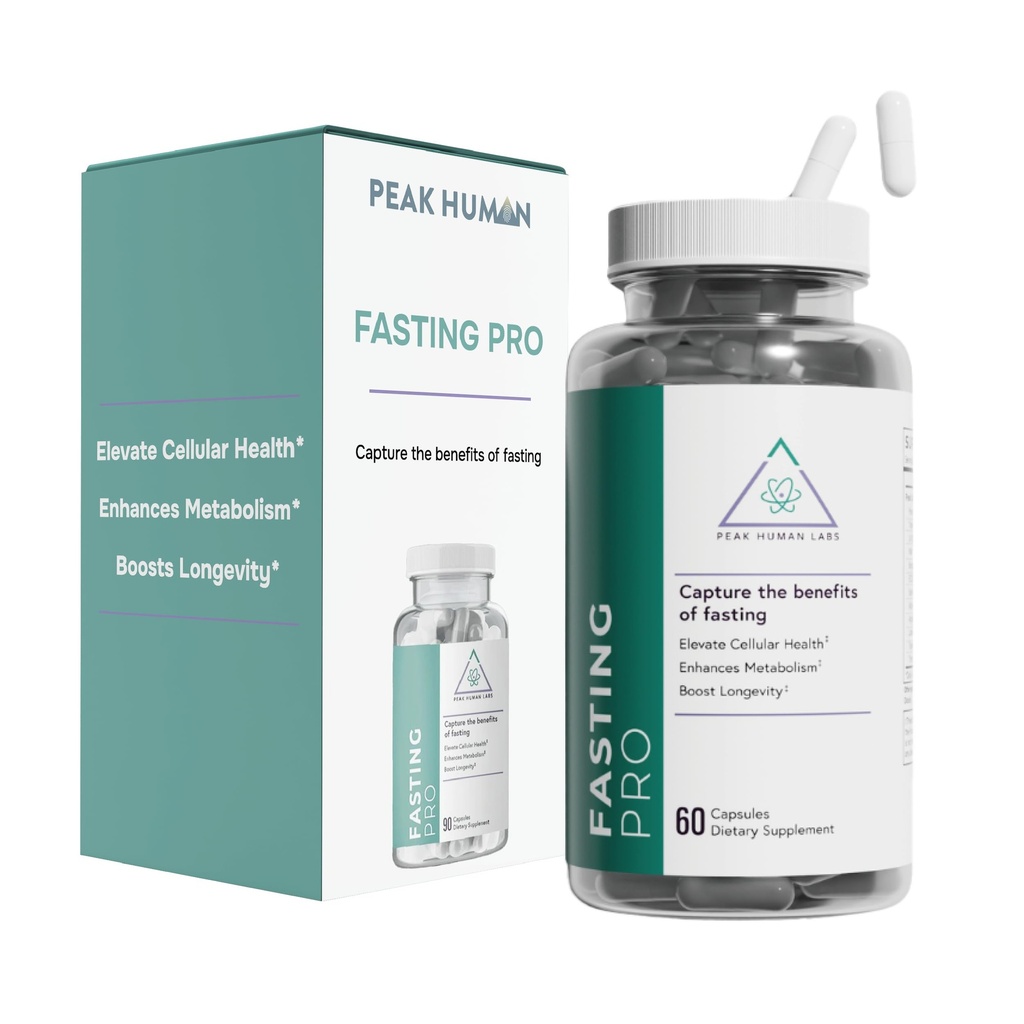 Fasting Pro NAD | NMN + Trimethylglycine (TMG) + Spermidine 12-Ingredient Formula for Autophagy, Cellular Cleansing, and Healthy Aging Support-90 Capsules