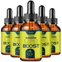 (5 Pack) Lipo Boost Drops, LipoBoost Liquid Supplement Premium Blend Hyman Vitamin Drop, Lipo Booster Maximum Strength Wait Advanced Formula Support Review Natural Overall Health Wellness (10oz)