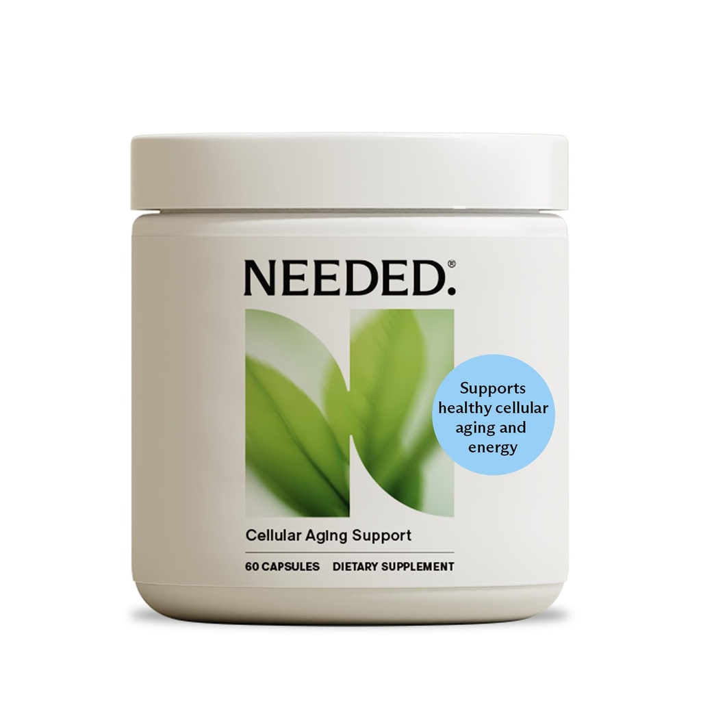 Needed. Cellular Aging Support - Antioxidants Supplement with Alpha Lipoic Acid, Acetyl L-Carnitine & PQQ - Third Party Tested Mitochondrial Supplement - 30 Servings