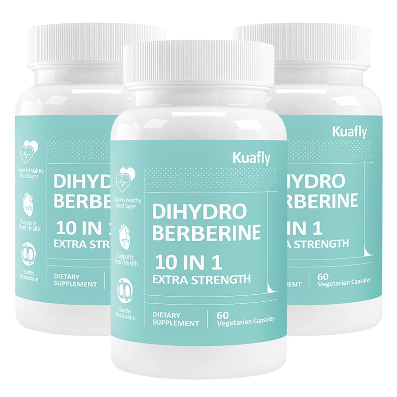 Dihydroberberine Supplement HCl 750mg – Enhanced Absorption Complex with Ceylon Cinnamon, Bitter Melon, R‑ALA, Milk Thistle – Supports Metabolism, Heart & Immune Health – 180 Capsules