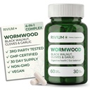 Wormwood Complex – Black Walnut, Cloves, Garlic & Wormwood Extract – Natural Digestive & Gut Balance Support – 60 Vegan Capsules, Non-GMO