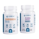 Clinical Effects Magnesium Glycinate Plus Ashwagandha Bundle, Calm and Sleep Support, 2 Bottles