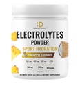 DEAL SUPPLEMENT Electrolytes Powder, 1 lb | Sugar-Free Sports Hydration Electrolyte Drink Mix | Sodium, Potassium, Magnesium, L-Glutamine & Beta-Alanine | Pineapple Coconut Flavor