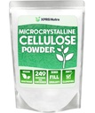 XPRS Nutra Microkristallijne Cellulose Poeder - Odorless Cellulose Fiber Powder - 100% Pure Powdered Cellulose Supplement is een Onoplosbaar Vezel voor Pill Binder Mix en Cellulose Plakken (1.10 Ponden)