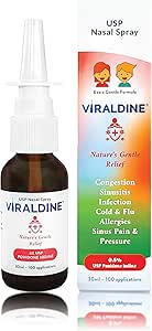 0,5% Povidon-jodium neusspray, snelle relief formule, helpt met dagelijkse congestie, 100 toepassingen, 30ml