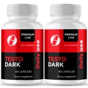 TestoDark Capsules, TestoDark Advanced Supplement Pills - Maximum Strength, All Natural Formula for Daily Overall Health Management Support, Premium Testo Dark Wellness Support Reviews (2 Pack)