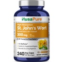 NusaPure St. John's Wort 20:1 Extract, 300 mg equivalent aan 6.000mg 240 Veggie Capsules (Vegetarische, niet-GMO) Bioperine