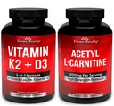 Vitamine K2 met D3 en acetyl-L-Carnitinebundel