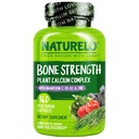 NATURELO Calcium Supplement - with Vitamin C, Vitamin D3, K2, and Calcium Magnesium Zinc for Bone Strength with Calcium 600mg - Plant-Based, 360 Vegetarian Capsules, Non-GMO, Soy & Gluten-Free