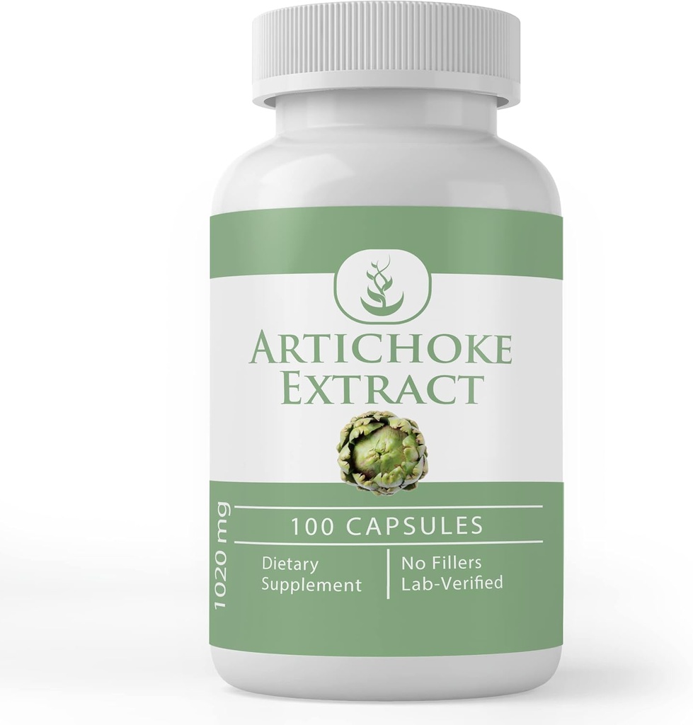 PURE ORIGINEEL INGREDIËNTEN Artichoke Extract (100 capsules) Altijd zuiver, Geen additieven of fillers, Lab geverifieerd