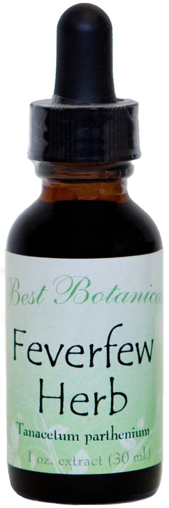Best Botanicals Feverfew Herb Extract 1 oz.