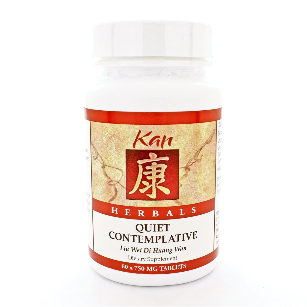 Kan Herbs Company Quiet Contemplative – Traditional Chinese Herbal Formula to Nourish Kidney Yin, Stabilize Jing, Support Graceful Aging and Emotional Balance, 60 Tablets