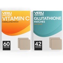 Veru Wellness Antioxidant Power Duo Lifestyle Patches C, Glutathion - Zelfklevende tijd Release Topische Patch, 8-10 Uur (42 Day Supply)