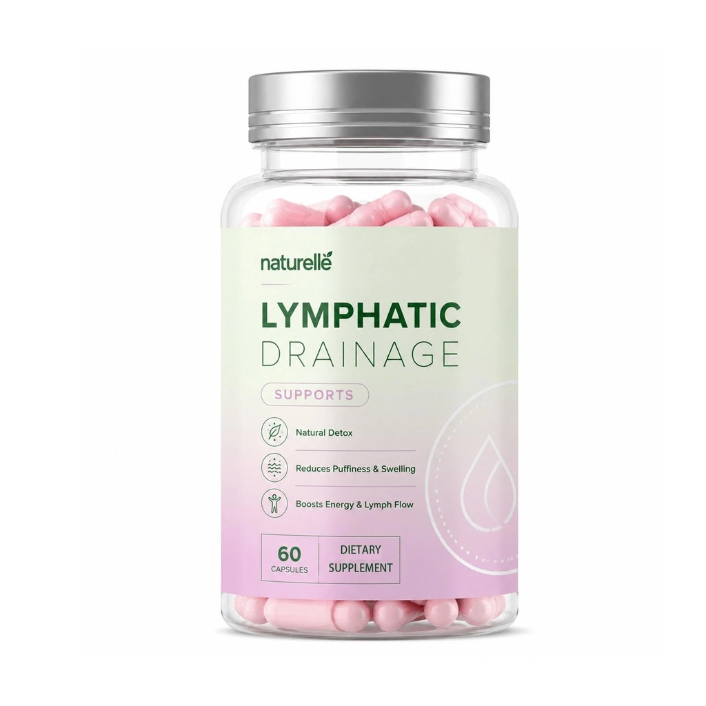 Talina Naturelle Lymphatic Drainage Supplements, Lymphatic Drainage Capsules for Immune Health Lymphatic Wellness, Natural Herbal with Diosmin, Hesperidin & Butcher's Broom - 60 Capsules