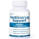 Restless Legs Syndrome Relief Capsules (90 Capsules) – Calms Agitated Legs, Restful Sleep & Muscle Relaxation – Natural Formula