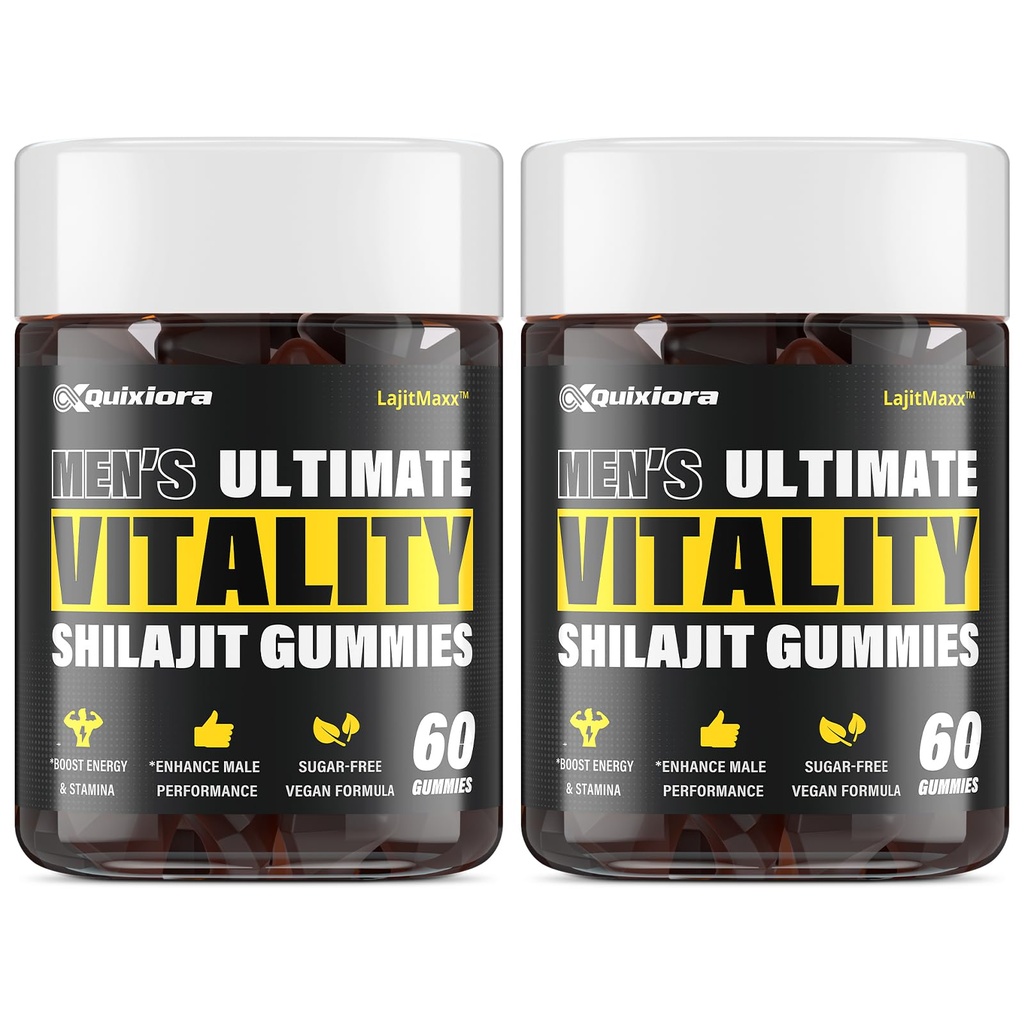 Shilajit Gummies for Men & Women | Shilajit for Men – Shilajit Pure Organic |High Potency|85+ Trace Minerals & Fulvic Acid| Shilajit Supplement | 120 Gummies