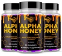 (3 Pack) Alpha Honey Gummies, Official Alpha Honey Supplement Gummys with Premium Ingredients, Advanced Formula Support Overall Health & Wellness Reviews (180 Gummies)