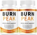 (2 Pack) Burn Peak Capsules - Official BurnPeak Weight Pills Advanced Premium Support, All Natural Burn Peak Pink Salt Trick Supplement for Overall Health & Wellness Reviews, 120 Capsules for 2 Months