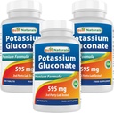 Best Naturals Kalium Gluconaat 595 mg 250 tabletten (250 telling (verpakking 3))