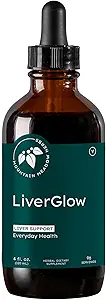 Mountain Meadow Lever Glow (Original Formula), Geavanceerde Ontgifter en Regenerator ter ondersteuning van de gezondheid en functie van de lever - 4 oz - voor een gelukkige lever