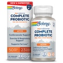 SOLARAY Mycrobiome Complete Probiotic Active - Pre and Probiotics for Women and Men Plus Postbiotic - 50 Billion CFU, 23 Strains - Vegan, Clinically Studied Ingredients - 30 Servings, 30 VegCaps