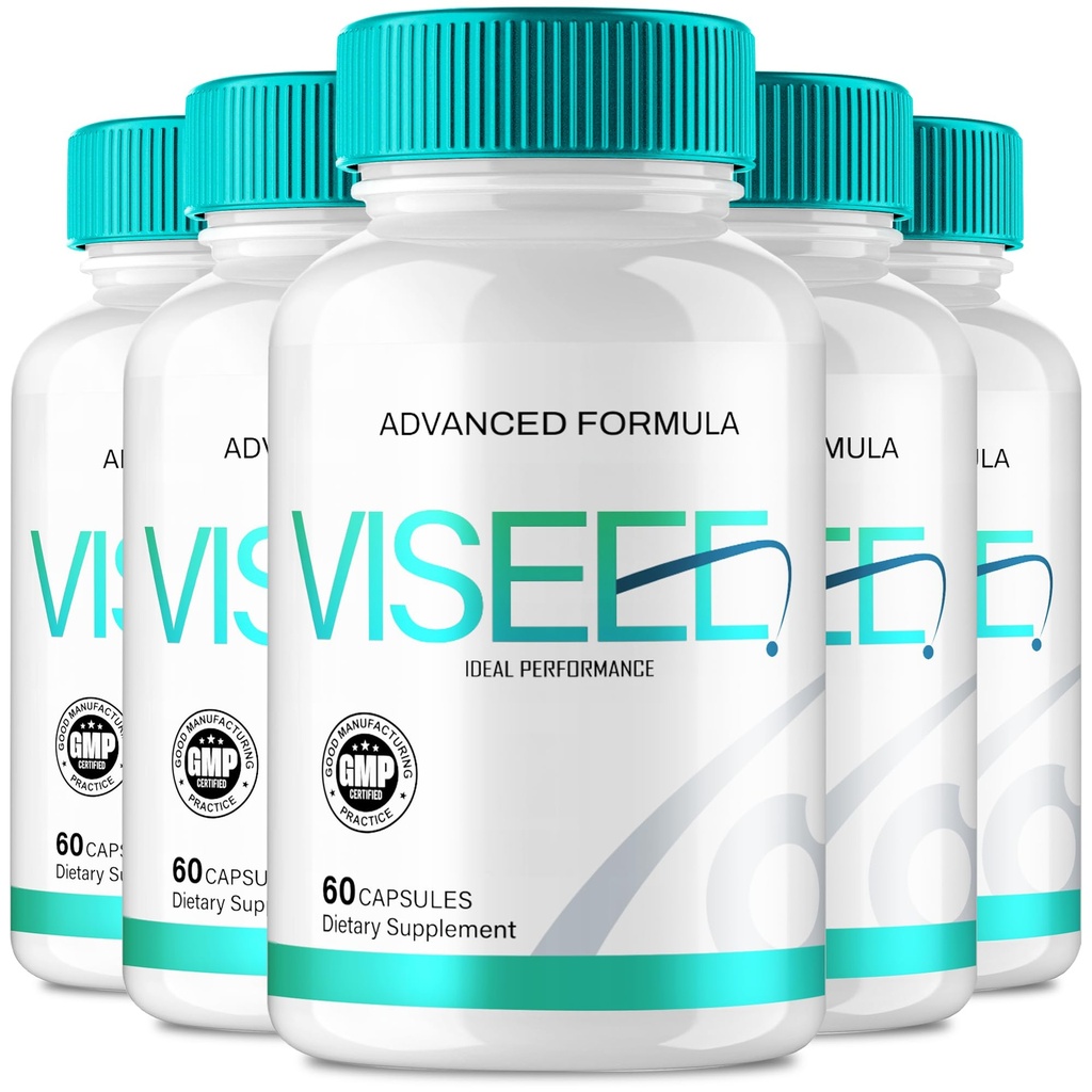 Viseee Vision Support Pills, Official Viseee Eye Health Supplement Capsules - Maximum Strength, All Natural for Visual Wellness & Crystal Clear Vision, Premium Eye Pills Reviews (5 Pack)
